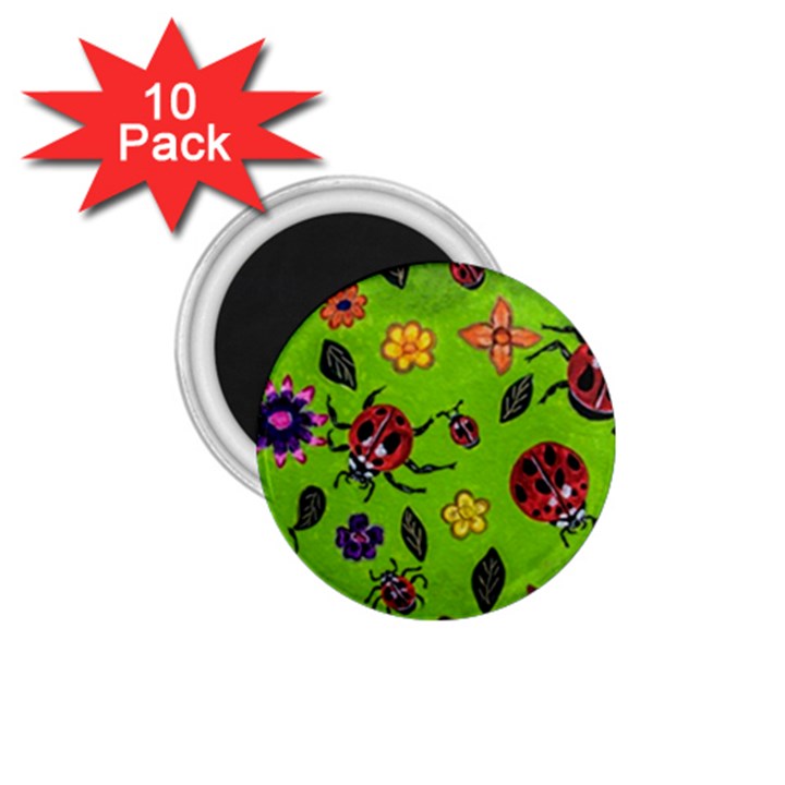 Lucky Ladies 1.75  Magnets (10 pack) 