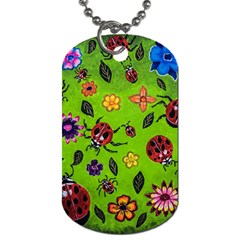 Lucky Ladies Dog Tag (one Side) by dawnsiegler