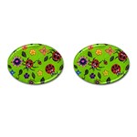 Lucky Ladies Cufflinks (Oval) Front(Pair)