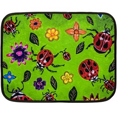 Lucky Ladies Double Sided Fleece Blanket (mini)  by dawnsiegler