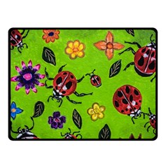 Lucky Ladies Fleece Blanket (small) by dawnsiegler