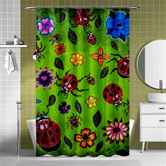 Lucky Ladies Shower Curtain 48  X 72  (small)  by dawnsiegler