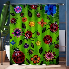 Lucky Ladies Shower Curtain 60  X 72  (medium)  by dawnsiegler