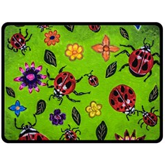 Lucky Ladies Double Sided Fleece Blanket (large)  by dawnsiegler