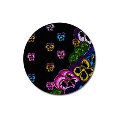 Floral Rhapsody Pt 1 Magnet 3  (round) by dawnsiegler