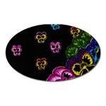 Floral Rhapsody Pt 1 Oval Magnet Front