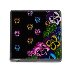 Floral Rhapsody Pt 1 Memory Card Reader (square) by dawnsiegler