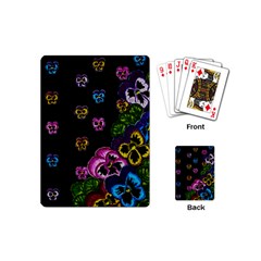 Floral Rhapsody Pt 1 Playing Cards (mini)  by dawnsiegler