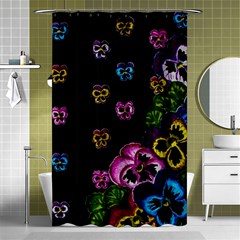 Floral Rhapsody Pt 1 Shower Curtain 48  X 72  (small)  by dawnsiegler