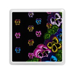 Floral Rhapsody Pt 1 Memory Card Reader (square)  by dawnsiegler