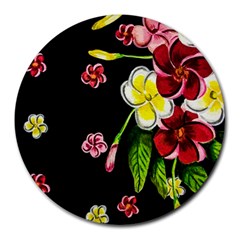 Floral Rhapsody Pt 2 Round Mousepads