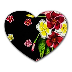 Floral Rhapsody Pt 2 Heart Mousepads