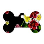 Floral Rhapsody Pt 2 Dog Tag Bone (Two Sides) Front