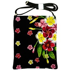 Floral Rhapsody Pt 2 Shoulder Sling Bags by dawnsiegler