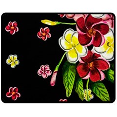 Floral Rhapsody Pt 2 Fleece Blanket (Medium) 