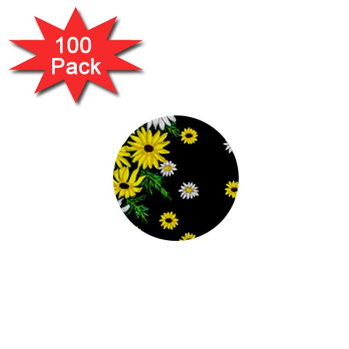 Floral Rhapsody Pt 3 1  Mini Buttons (100 pack) 