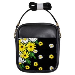 Floral Rhapsody Pt 3 Girls Sling Bags by dawnsiegler