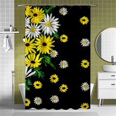 Floral Rhapsody Pt 3 Shower Curtain 48  X 72  (small)  by dawnsiegler