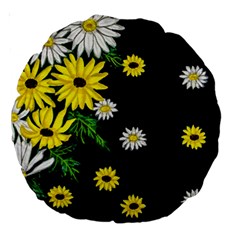 Floral Rhapsody Pt 3 Large 18  Premium Round Cushions by dawnsiegler