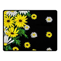 Floral Rhapsody Pt 3 Double Sided Fleece Blanket (small)  by dawnsiegler