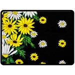 Floral Rhapsody Pt 3 Double Sided Fleece Blanket (Large)  80 x60  Blanket Front