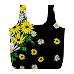 Floral Rhapsody Pt 3 Full Print Recycle Bags (l)  by dawnsiegler