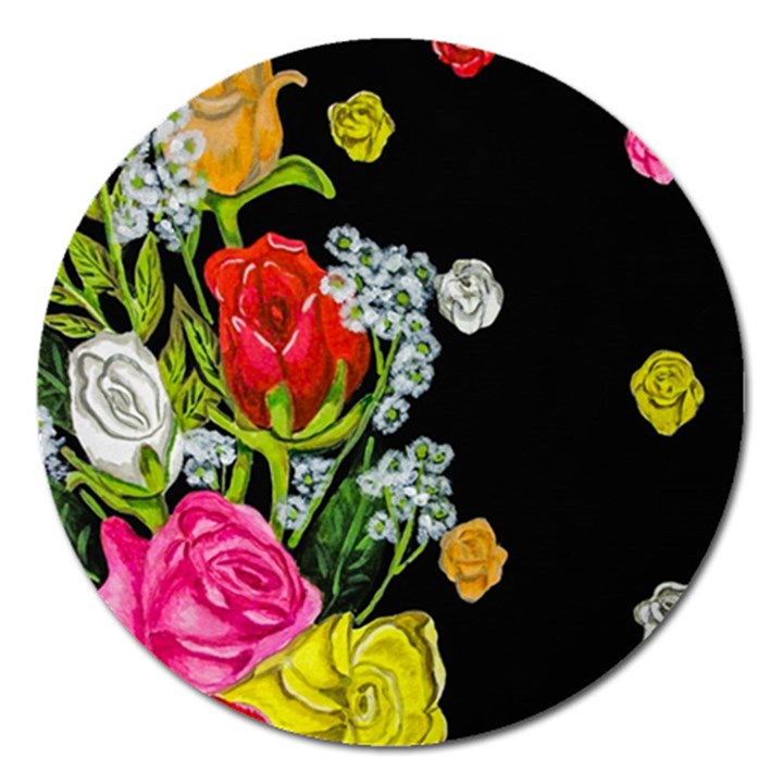 Floral Rhapsody Pt 4 Magnet 5  (Round)