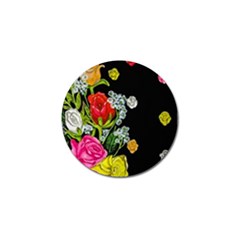 Floral Rhapsody Pt 4 Golf Ball Marker (4 Pack) by dawnsiegler