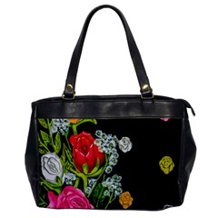 Floral Rhapsody Pt 4 Office Handbags by dawnsiegler