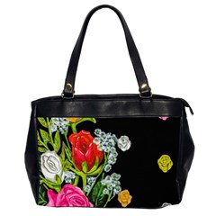 Floral Rhapsody Pt 4 Office Handbags (2 Sides)  by dawnsiegler