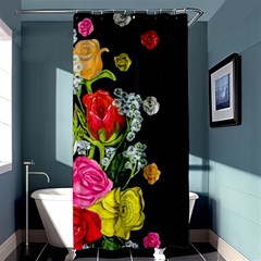 Floral Rhapsody Pt 4 Shower Curtain 36  X 72  (stall)  by dawnsiegler