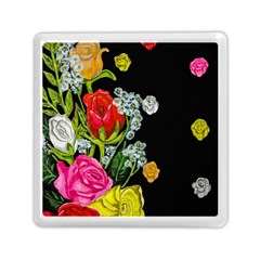 Floral Rhapsody Pt 4 Memory Card Reader (square)  by dawnsiegler