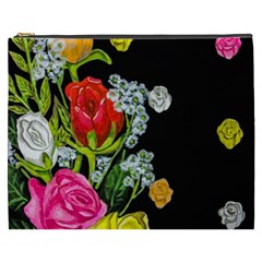 Floral Rhapsody Pt 4 Cosmetic Bag (xxxl)  by dawnsiegler