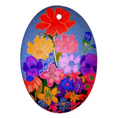 Spring Pastels Ornament (oval)