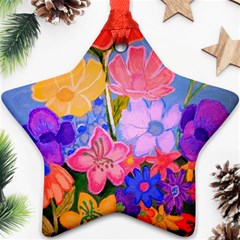 Spring Pastels Ornament (star)