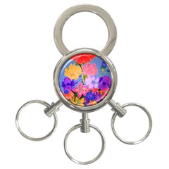 Spring Pastels 3-ring Key Chains by dawnsiegler