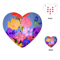 Spring Pastels Playing Cards (heart) 