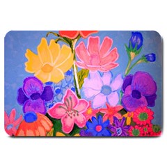 Spring Pastels Large Doormat  by dawnsiegler