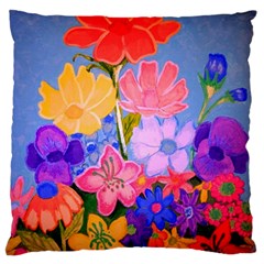 Spring Pastels Standard Flano Cushion Case (one Side) by dawnsiegler