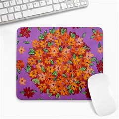 Floral Sphere Large Mousepads by dawnsiegler