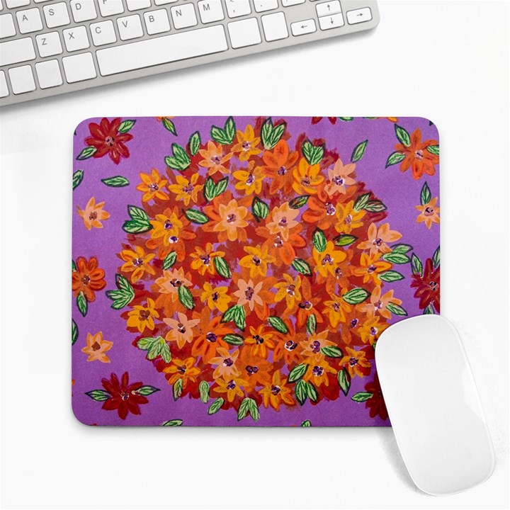 Floral Sphere Large Mousepads