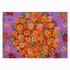 Floral Sphere Large Glasses Cloth (2-side) by dawnsiegler