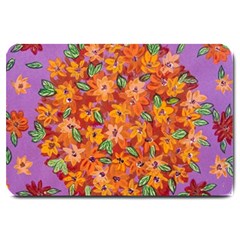 Floral Sphere Large Doormat  by dawnsiegler