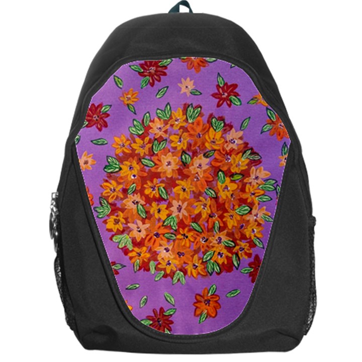 Floral Sphere Backpack Bag