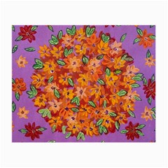 Floral Sphere Small Glasses Cloth (2-side) by dawnsiegler