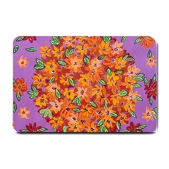 Floral Sphere Small Doormat  by dawnsiegler