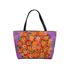 Floral Sphere Shoulder Handbags by dawnsiegler