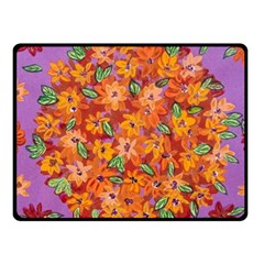 Floral Sphere Fleece Blanket (small) by dawnsiegler