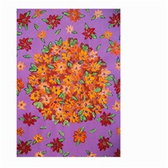 Floral Sphere Large Garden Flag (two Sides) by dawnsiegler