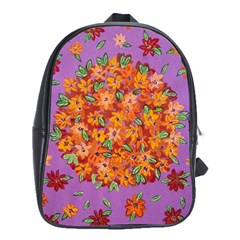 Floral Sphere School Bags (xl)  by dawnsiegler